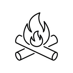 Firewood vector icon