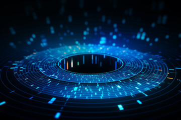 Abstract technology digital line electronic network data innovation concept background.