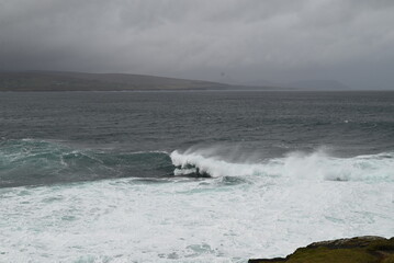 surfing in the sea