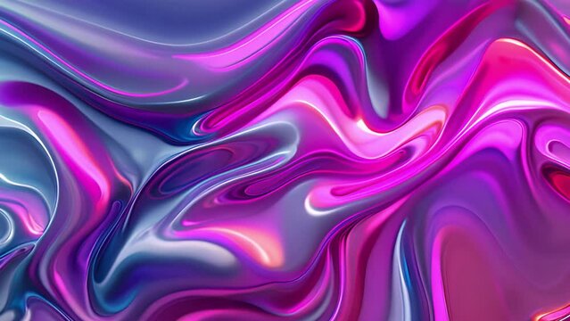 A plethora of vibrant colors intertwine in an abstract pattern resembling a painting, creating a visually striking and dynamic composition.