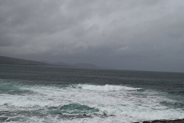 storm over the sea