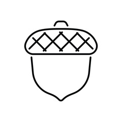 Acorn vector icon
