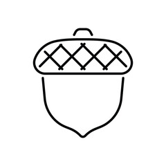 Acorn vector icon
