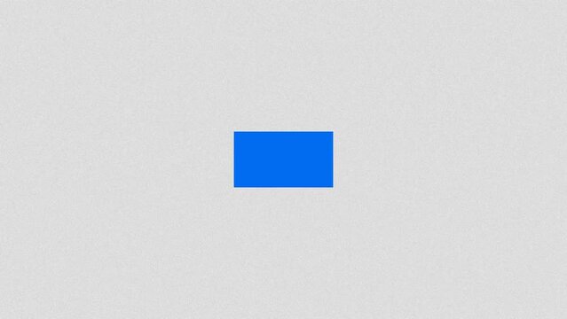 blue board on a gray background is slowly getting bigger