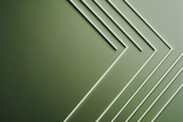 Abstract green background with raised arrow patterns pointing right