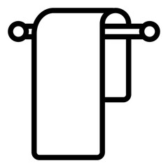 Towel Icon in Line Style