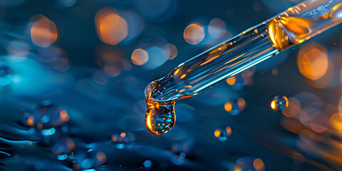 A pipette droplet dripping with water, Alternative plasticizers Critical for your health Raumedic

