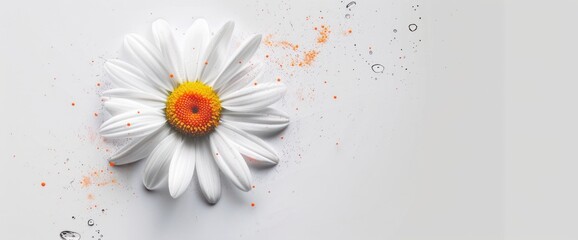 daisy isolated on white