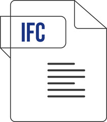IFC ip Icon black outline