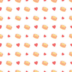 Happy birthday pattern. Seamless birthday background