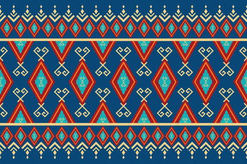 Geometric ethnic traditional oriental design pattern