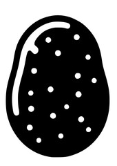 Potato SVG, Vegetables SVG, Farm SVG, Mashed Potatoes SVG, Potato Silhouette, Potato Clipart, Potato Cut file for Cricut