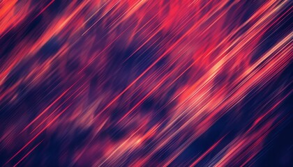 Red Diagonal Lines on Dark Purple: Abstract Blurred Background for Stunning Web Banners