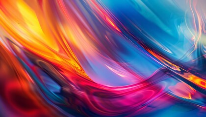 Vibrant Abstract Colorful Wallpaper: A Dynamic Modern Template