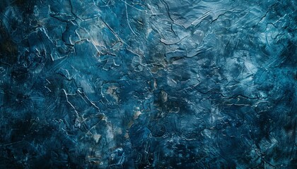 Obraz premium Midnight Blues: A Moody Cement Texture Background