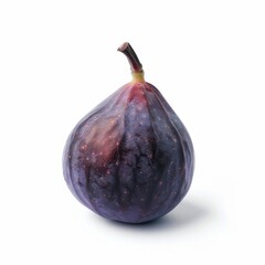 Fig is isolated on a transparent background, PNG file