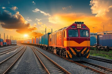 Supply Chain Movement: Freight Train Portrayal