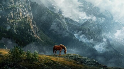 The Small Pony at the Peak