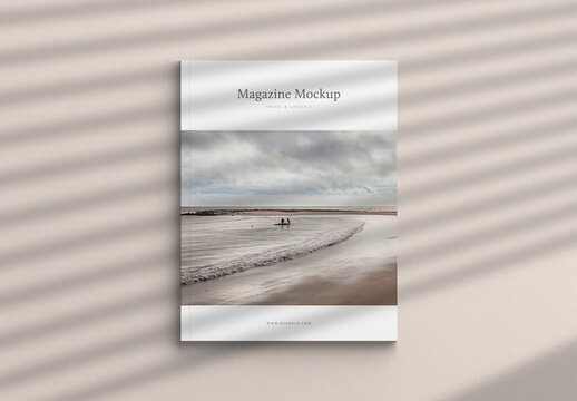 US Letter Magazine Cover Mockup