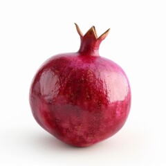 Pomegranate is isolated on a transparent background,  PNG file