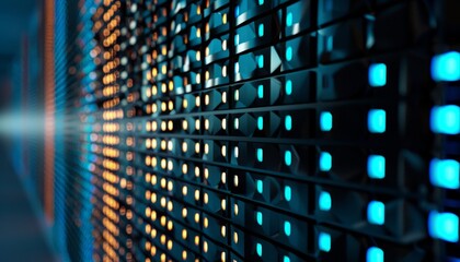 Fototapeta premium Immersive Abstract LED Wall Background: AR 7:4