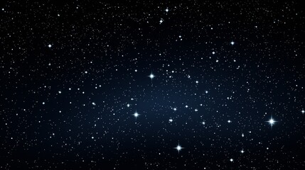 Fototapeta premium A breathtaking view of a star-filled night sky, showcasing the vastness and beauty of the universe with countless stars glowing brightly.