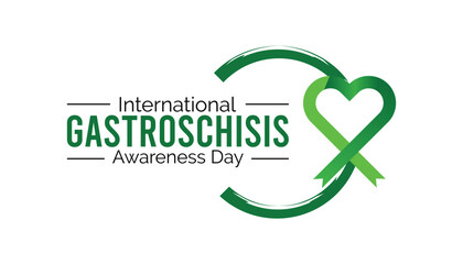 International Gastroschisis Awareness Day observed every year in July. Template for background, banner, card, poster with text inscription.