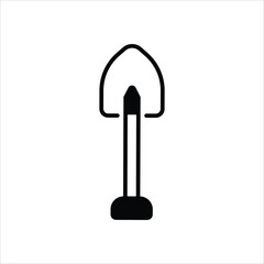 Shovel vector icon
