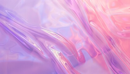 Glowing Pastel Gradient: Abstract Pink Purple Neon Glass Texture