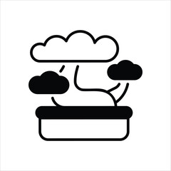 Bonsai vector icon