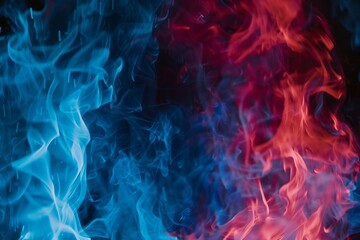 Obraz premium multicolored flame of fire