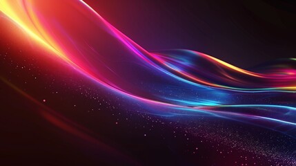 Gradient Trendy Neon light colorful background