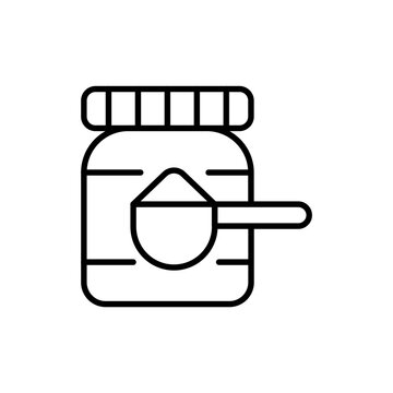 recommend clip art: Supplement outline icons, minimalist vector illustration ,simple transparent graphic element .Isolated on white background