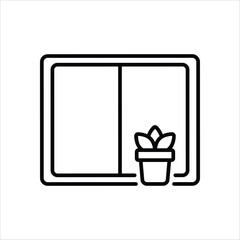 Window vector icon