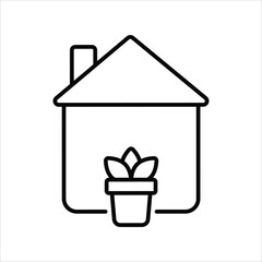 House Plants vector icon