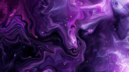 Fototapeta premium ethereal purple and black abstract smoke fluid art background