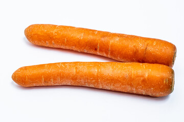 Carrot isolated on white background