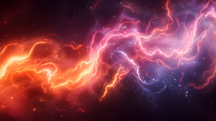 fiery eletric explosion background