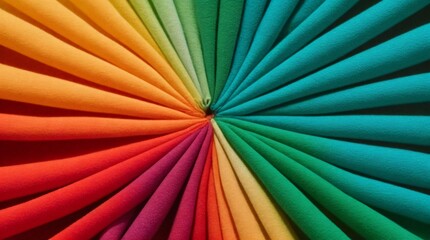 Bright, Multicolored Background with a Flannel Fabric Texture