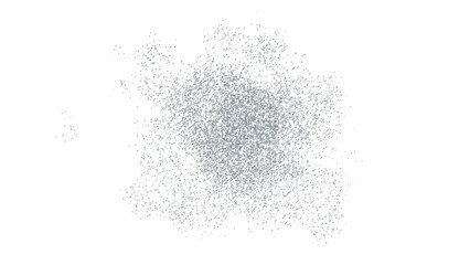 Salt or sugar particles on the table surface. Isolated with an alpha transparent background. Spice related graphical element for food and cooking photos.