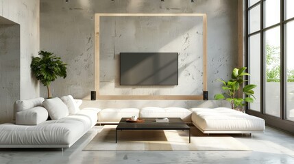Modern living room, Elegant and comfortable living room