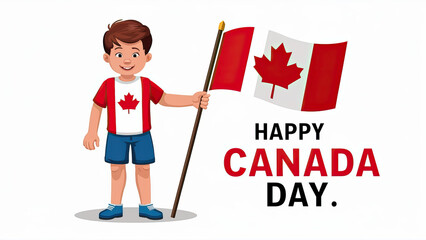 Canada Day, vector, Illustration, Canada Day Poster, Happy Canada Day, Happy Canada Day Poster, Independence Day, 1 July, Canada, Day, Flag, Red. Background, Canada Independence Day. Canada Flag,
