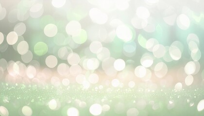 abstract blurred fresh vivid spring summer light delicate pastel yellow green white bokeh background texture with bright circular soft color lights beautiful backdrop illustration