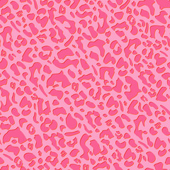 Seamless pattern with leopard spots. Abstract animal print background, trendy girly fashion texture for fabric wrapping paper textile design. Vector texture