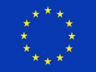 Beautiful European Union flag.Generative AI
