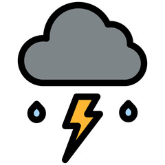 19-Thunderstorm Icon