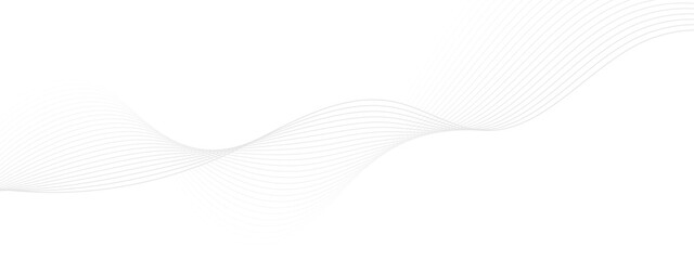 Grey Wave Swirl, frequency sound wave, twisted curve lines with blend effect. Abstract grey wave...