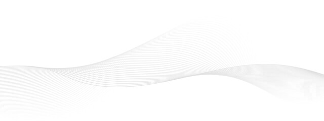 Grey Wave Swirl, frequency sound wave, twisted curve lines with blend effect. Abstract grey wave...