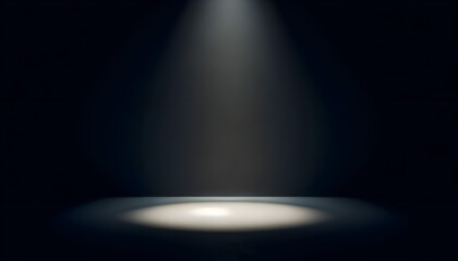 spotlight on stage