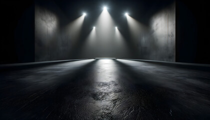 spotlight in a wide hall